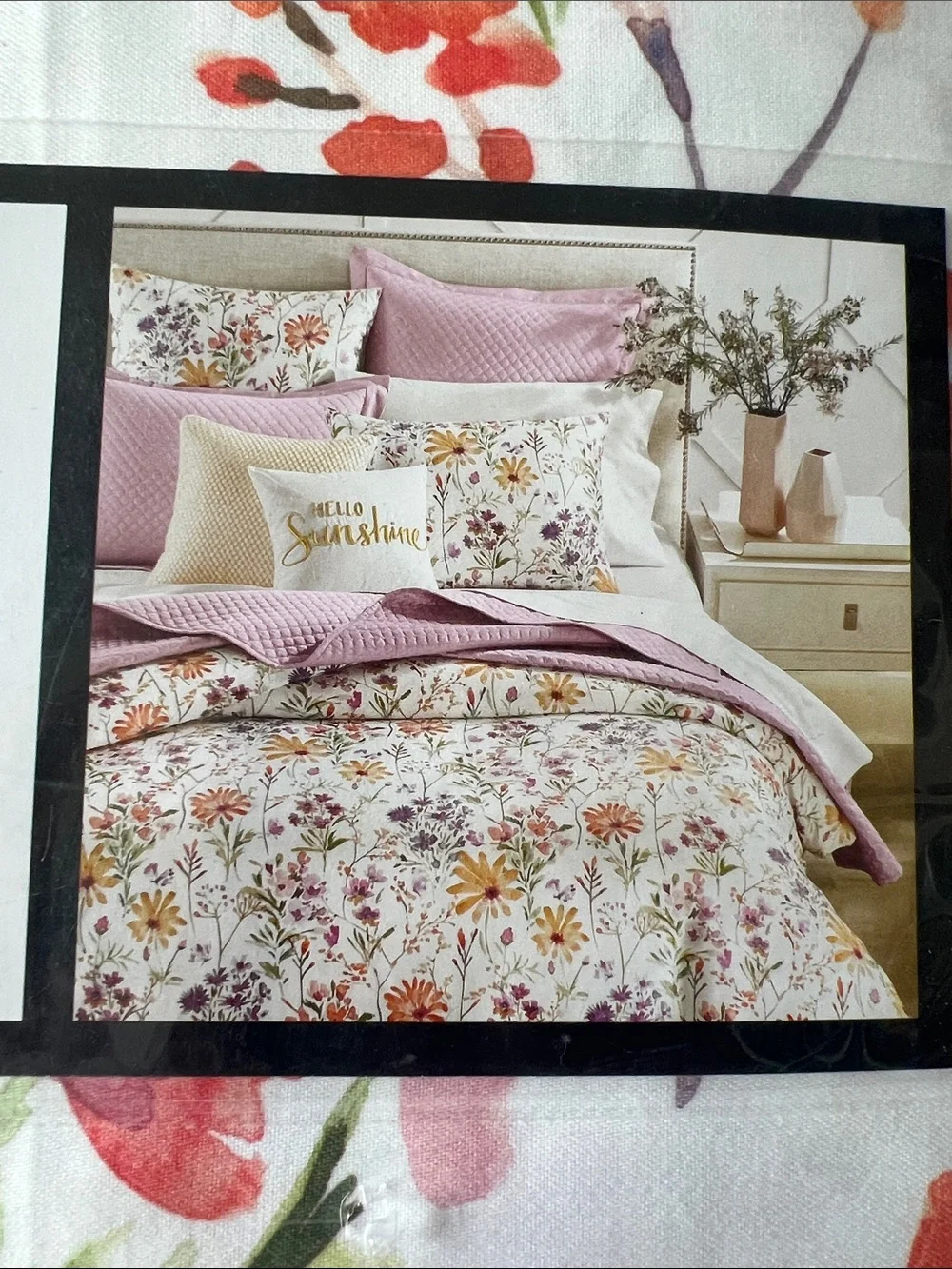 Charter Club Damask Designs Wildflowers Queen Duvet Cover Set